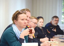 Uczestnicy  kursu w WSD w Radomiu.