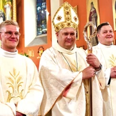 W sobotę 31 maja w parafii pw. Wniebowzięcia NMP w Gorzowie Wlkp. o﻿ 11.00 otrzymają święcenia prezbiteratu z rąk bp. Tadeusza Lityńskiego diakoni Jakub Błażyński (z prawej) z parafii pw. Podwyższenia Krzyża Świętego w Otyniu i Jakub Cieplak z parafii pw. św. Henryka w Sulęcinie. Pamiętajmy o nich w swoich modlitwach.