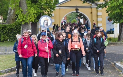 Pątnicy mieli do pokonania 30 km.