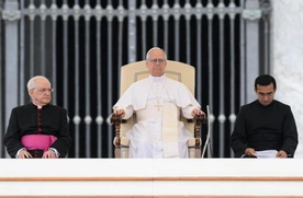 Podczas pierwszej audiencji generalnej