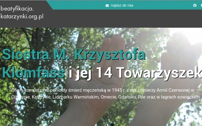 Strona internetowa poświęcona męczennicom