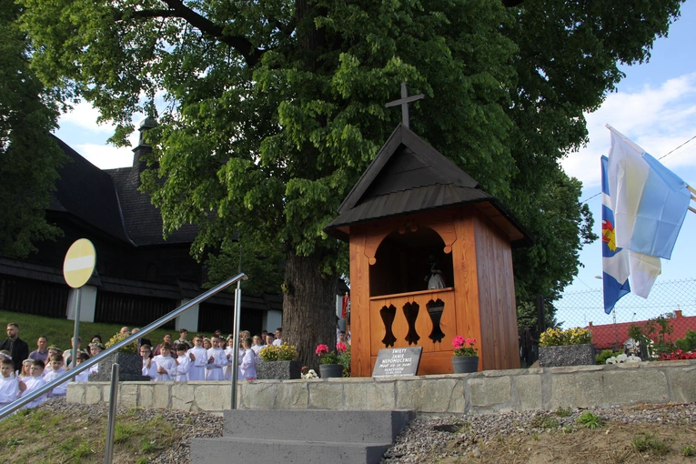 Skrzyszów. Poświęcenie odnowionej kapliczki i reaktywacja ASHNSPJ