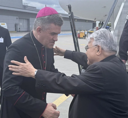 Abp Zbigniew Zieliński i kard. Marcello Semeraro, prefekt Dykasterii Spraw Kanonizacyjnych