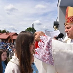 Pielgrzymka DSM do Szczepanowa - błogosławieństwo przewodniczek