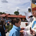 Pielgrzymka DSM do Szczepanowa - błogosławieństwo przewodniczek