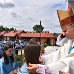Pielgrzymka DSM do Szczepanowa - błogosławieństwo przewodniczek