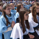 Pielgrzymka DSM do Szczepanowa - błogosławieństwo przewodniczek