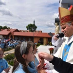 Pielgrzymka DSM do Szczepanowa - błogosławieństwo przewodniczek
