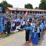 Pielgrzymka DSM do Szczepanowa - błogosławieństwo przewodniczek