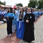 Pielgrzymka DSM do Szczepanowa - błogosławieństwo przewodniczek