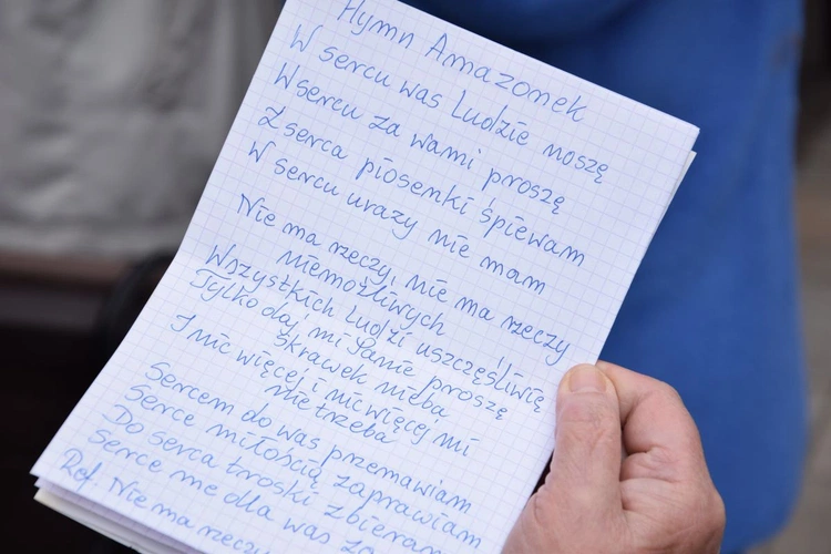 Pielgrzymka amazonek do MB Miłosierdzia