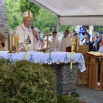 Wmurowanie kamienia węgielnego w Ochotnicy Dolnej