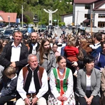 Wmurowanie kamienia węgielnego w Ochotnicy Dolnej