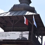 Wmurowanie kamienia węgielnego w Ochotnicy Dolnej