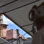 Wmurowanie kamienia węgielnego w Ochotnicy Dolnej