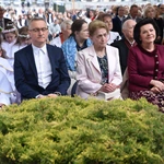 Wmurowanie kamienia węgielnego w Ochotnicy Dolnej