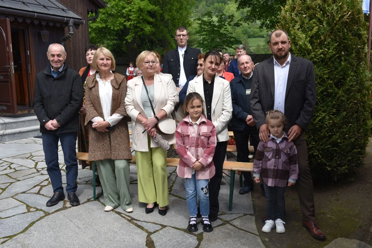 Wmurowanie kamienia węgielnego w Ochotnicy Dolnej