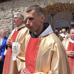 Wmurowanie kamienia węgielnego w Ochotnicy Dolnej
