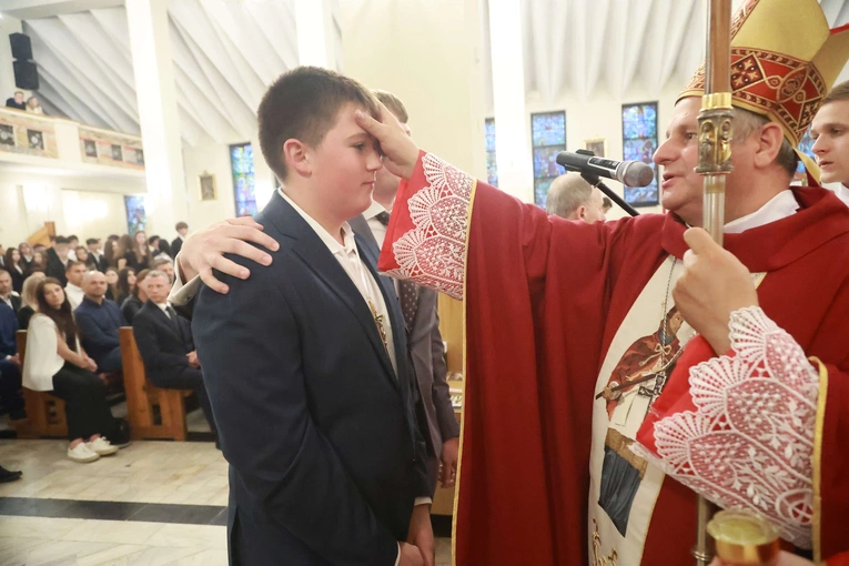 Bierzmowanie u Jana Nepomucena w Bochni