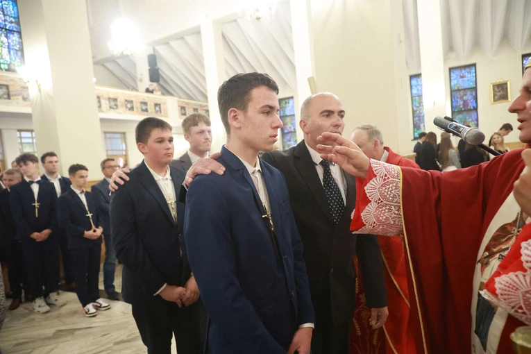 Bierzmowanie u Jana Nepomucena w Bochni