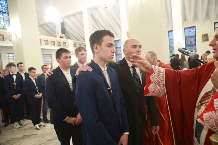 Bierzmowanie u Jana Nepomucena w Bochni