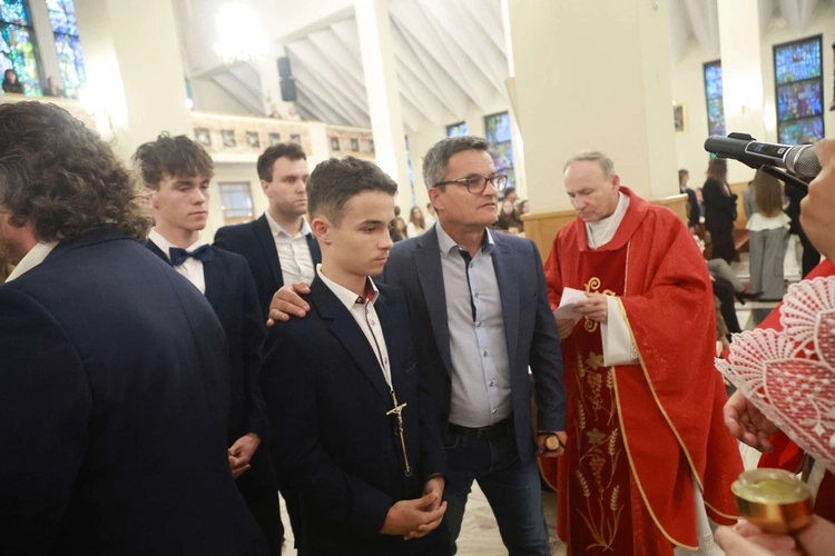 Bierzmowanie u Jana Nepomucena w Bochni