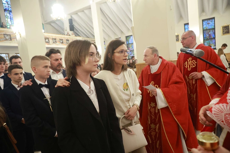 Bierzmowanie u Jana Nepomucena w Bochni