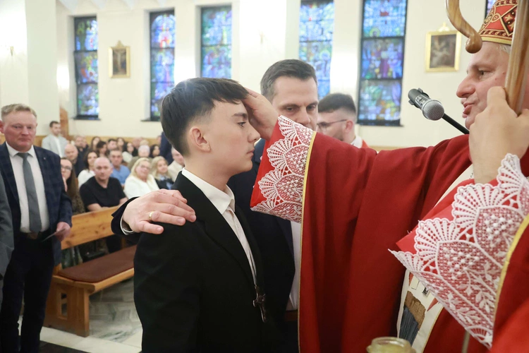 Bierzmowanie u Jana Nepomucena w Bochni