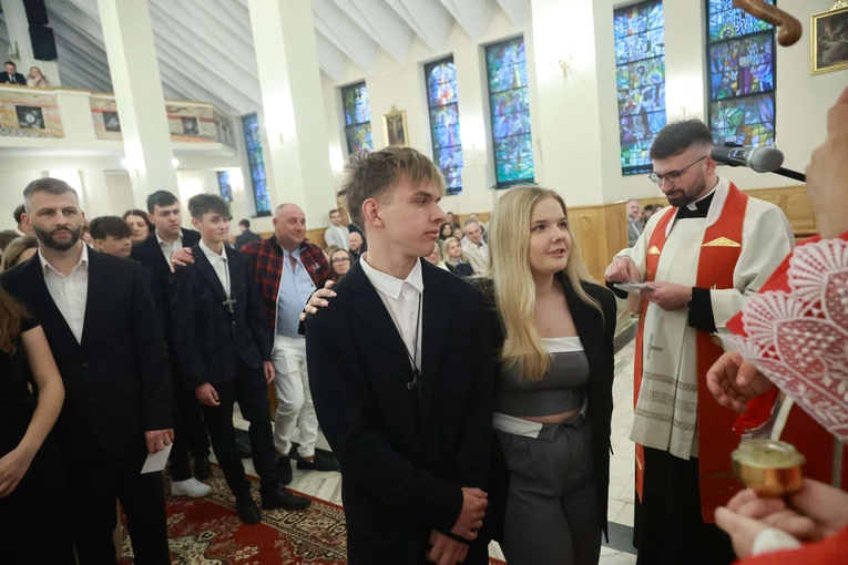 Bierzmowanie u Jana Nepomucena w Bochni