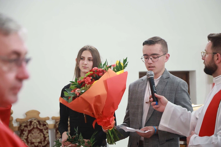 Bierzmowanie w Trzcianie koło Mielca