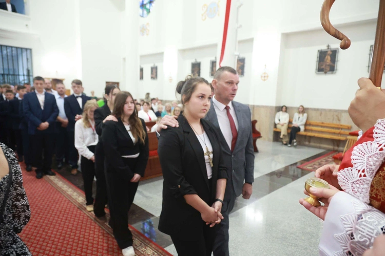 Bierzmowanie w Trzcianie koło Mielca