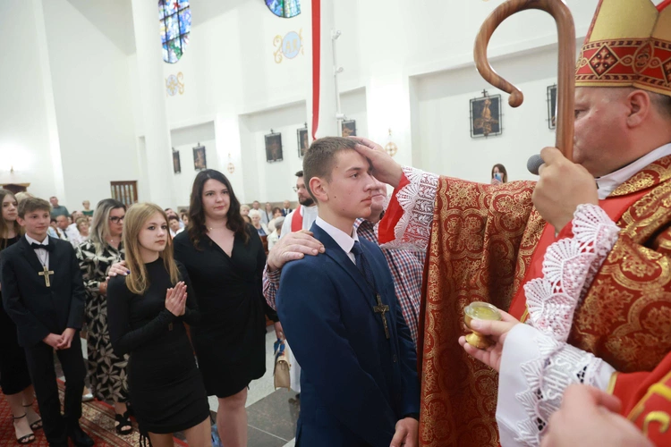 Bierzmowanie w Trzcianie koło Mielca