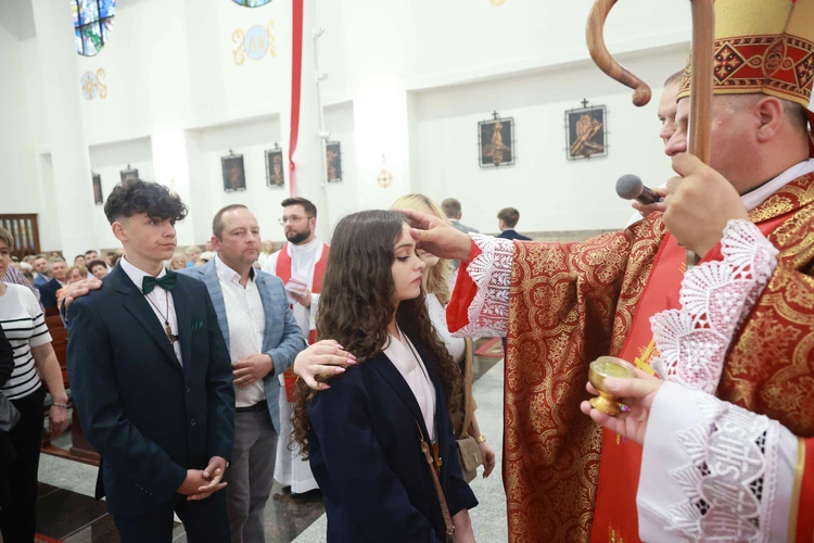 Bierzmowanie w Trzcianie koło Mielca