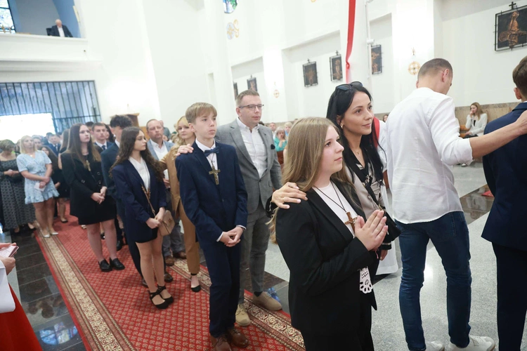 Bierzmowanie w Trzcianie koło Mielca
