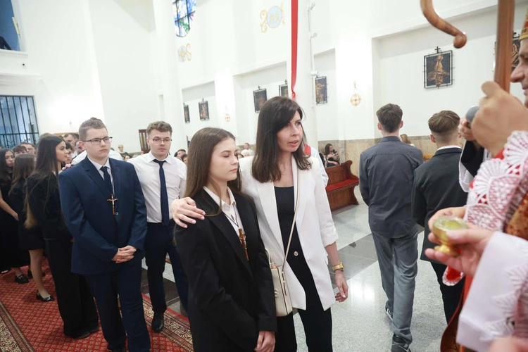 Bierzmowanie w Trzcianie koło Mielca