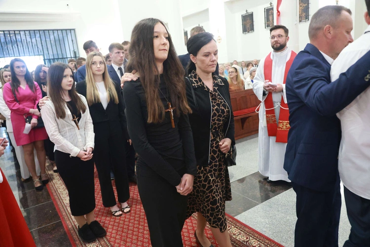 Bierzmowanie w Trzcianie koło Mielca