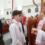 Bierzmowanie w Trzcianie koło Mielca