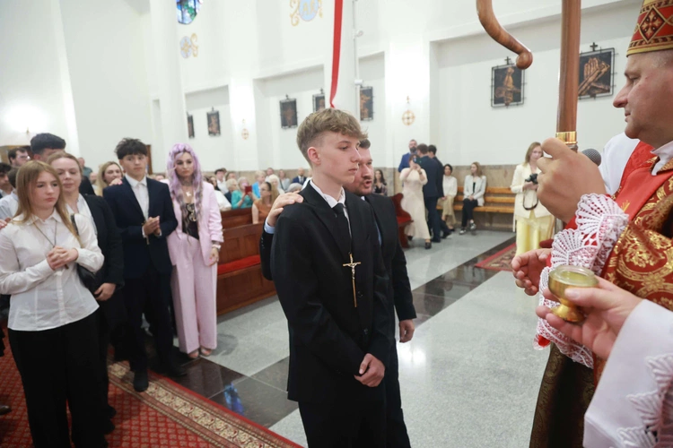 Bierzmowanie w Trzcianie koło Mielca