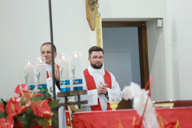 Bierzmowanie w Trzcianie koło Mielca