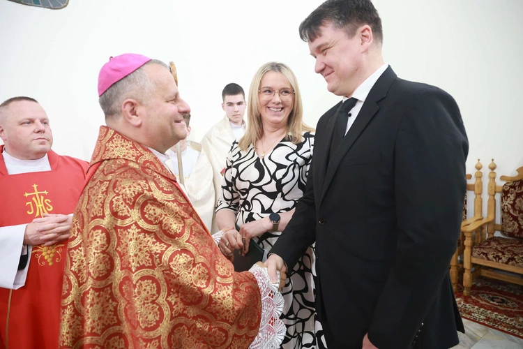 Bierzmowanie w Trzcianie koło Mielca