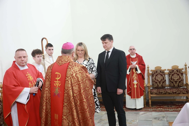 Bierzmowanie w Trzcianie koło Mielca