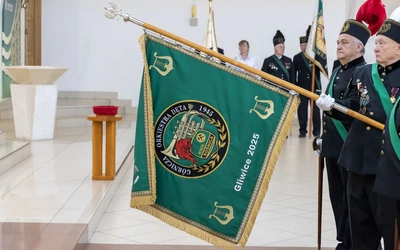 Górnicza Orkiestra Dęta KWK "Sośnica" ma nowy sztandar