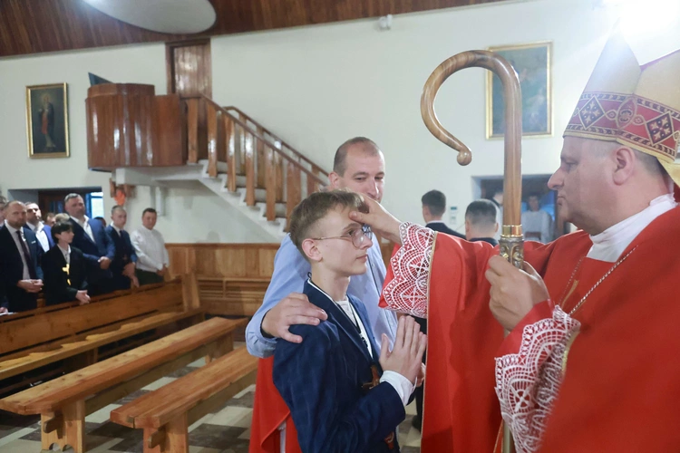 Bierzmowanie w Tęgoborzy