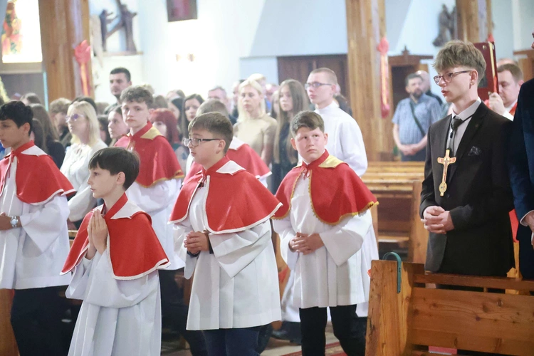 Bierzmowanie w Tęgoborzy