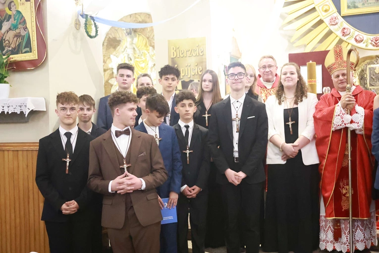 Bierzmowanie w Marcinkowicach