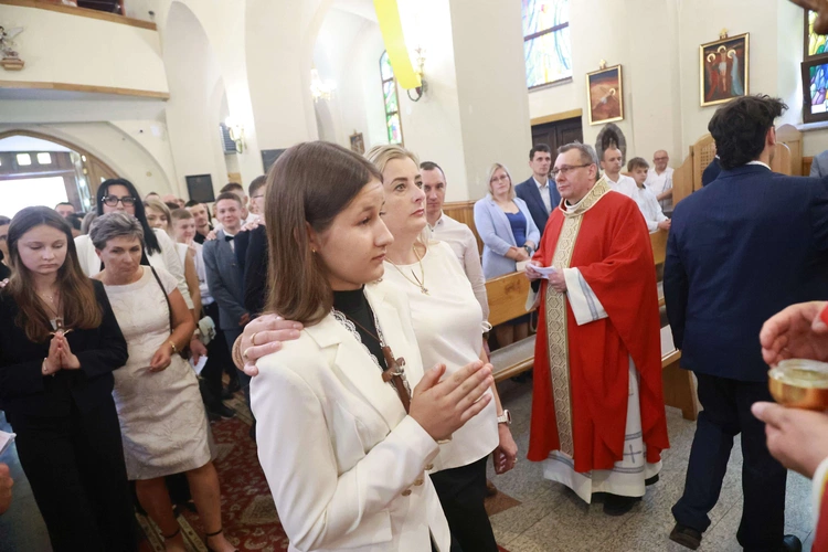 Bierzmowanie w Marcinkowicach