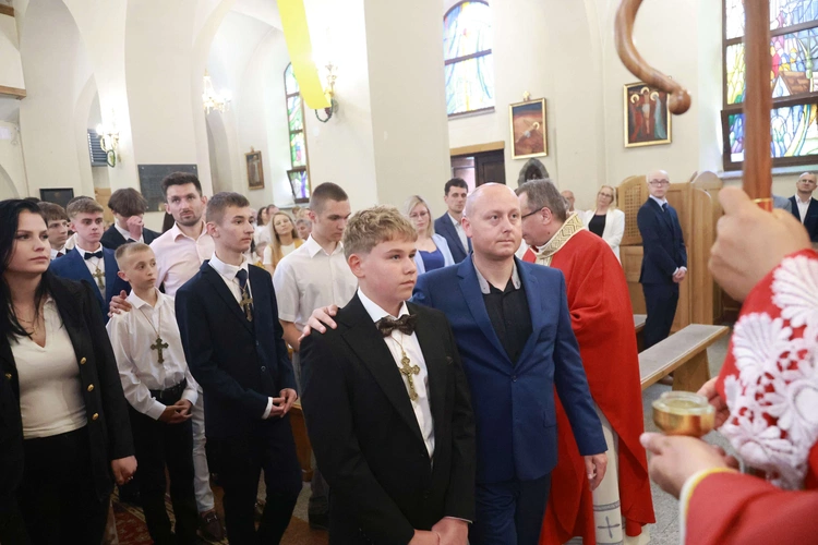 Bierzmowanie w Marcinkowicach