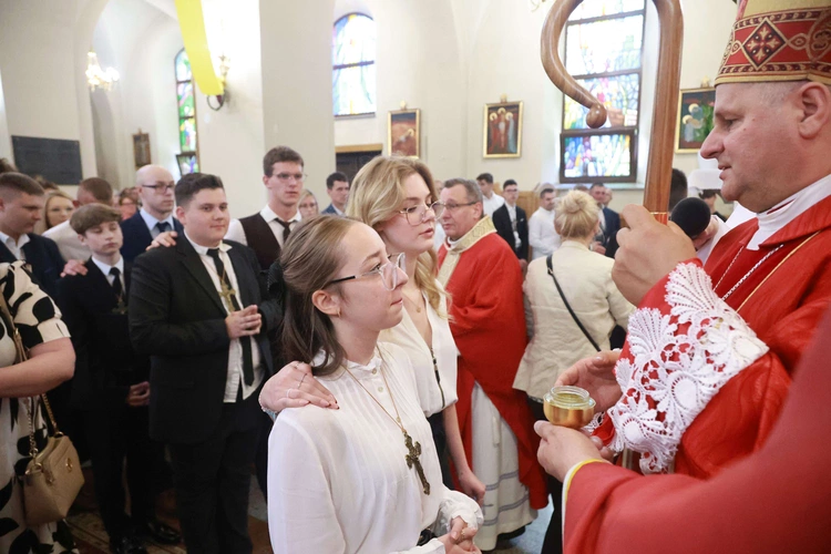 Bierzmowanie w Marcinkowicach