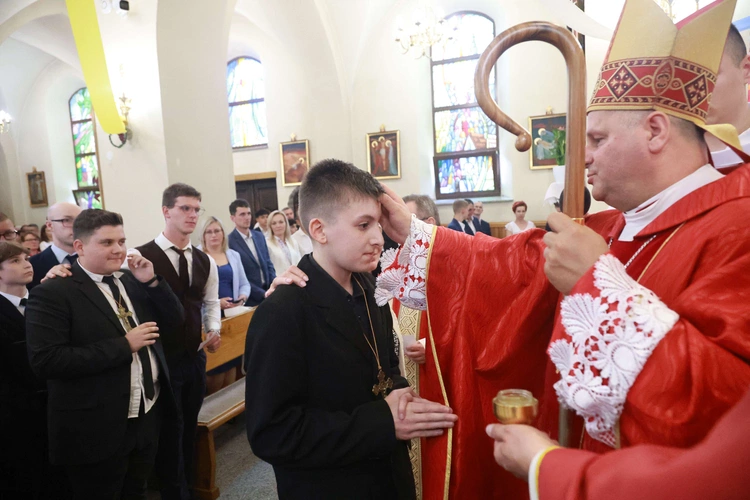 Bierzmowanie w Marcinkowicach