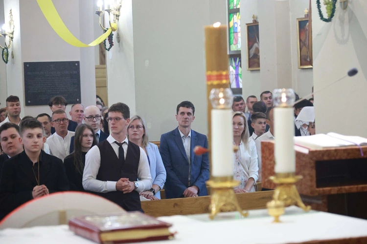 Bierzmowanie w Marcinkowicach